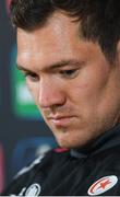 21 April 2017; Alex Goode of Saracens during a press conference at the Aviva Stadium in Dublin. Photo by Stephen McCarthy/Sportsfile