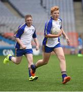 21 April 2017; Tristan McMahon, representing St Gerard's School, Belfast, in action during the Go Games Provincial Days in partnership with Littlewoods Ireland Day 7 at Croke Park in Dublin. Photo by Cody Glenn/Sportsfile