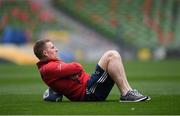 21 April 2017; Andrew Conway of Munster during their captain's run at the Aviva Stadium in Dublin. Photo by Stephen McCarthy/Sportsfile