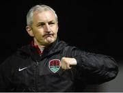 21 April 2017; Cork City manager John Caulfield celebrates after the SSE Airtricity League Premier Division match between St Patrick's Athletic and Cork City at Richmond Park in Dublin. Photo by Eóin Noonan/Sportsfile