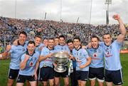 18 September 2011; The Dublin players celebrate with the Sam Maguire Cup. GAA Football All-Ireland Senior Championship Final, Kerry v Dublin, Croke Park, Dublin. Picture credit: Ray McManus / SPORTSFILE