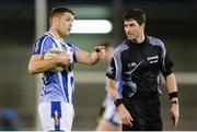 20 April 2017; Conal Keaney of Ballyboden St Endas in conversation with referee Gary McCormack during the Dublin County Senior Club Football Championship Round 1 match between Ballyboden St Endas and St Oliver Plunketts Eoghan Ruadh at Parnell Park in Dublin. Photo by Piaras Ó Mídheach/Sportsfile