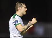 21 April 2017; Karl Sheppard of Cork City celebrates after the SSE Airtricity League Premier Division match between St Patrick's Athletic and Cork City at Richmond Park in Dublin. Photo by Eóin Noonan/Sportsfile
