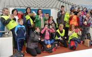 21 April 2017; Parents and supporters take pictures during the Go Games Provincial Days in partnership with Littlewoods Ireland Day 7 at Croke Park in Dublin. Photo by Cody Glenn/Sportsfile