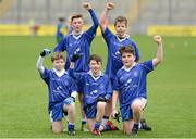 22 April 2017; Footballers from Loughinisland, Co.Down, back row, Odhrán O'Preay, left, and James Perry Savage and front row, from left, Cormac Magorrian, Dan Smith, and Jimmy McCleigh during the Go Games Provincial Days in partnership with Littlewoods Ireland Day 8 at Croke Park in Dublin. Photo by Piaras Ó Mídheach/Sportsfile