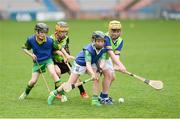 22 April 2017; Players from Co. Down, from left, Kevin Doyle, Ballela, Calum Arthurs, Ballycran, Ben Taggart, Ballygalget, and Colm O'Neill, Portaferry, during the Go Games Provincial Days in partnership with Littlewoods Ireland Day 8 at Croke Park in Dublin. Photo by Piaras Ó Mídheach/Sportsfile