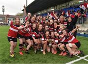 22 April 2017; Wicklow RFC players celebrate after winning the Paul Cusack Cup Final match between Garda/Westmanstown and Wicklow RFC at Donnybrook Stadium in Donnybrook, Dublin. Photo by Matt Browne/Sportsfile