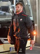22 April 2017; George Kruis of Saracens arrives prior to the European Rugby Champions Cup Semi-Final match between Munster and Saracens at the Aviva Stadium in Dublin. Photo by Brendan Moran/Sportsfile