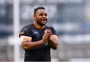 22 April 2017; Billy Vunipola of Saracens celebrates after his side's second try during the European Rugby Champions Cup Semi-Final match between Munster and Saracens at the Aviva Stadium in Dublin. Photo by Ramsey Cardy/Sportsfile