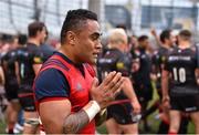 22 April 2017; Francis Saili of Munster following their defeat in the European Rugby Champions Cup Semi-Final match between Munster and Saracens at the Aviva Stadium in Dublin. Photo by Ramsey Cardy/Sportsfile