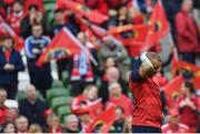 22 April 2017; Simon Zebo of Munster following his side's defeat in the European Rugby Champions Cup Semi-Final match between Munster and Saracens at the Aviva Stadium in Dublin. Photo by Ramsey Cardy/Sportsfile