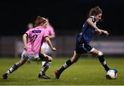 22 April 2017; Leane Kiernan of Shelbourne Ladies in action against Linda Douglas of Wexford Youths during the Continental Tyres Women's National League match between Wexford Youths and Shelbourne Ladies at Ferrycarrig Park in Wexford. Photo by Eóin Noonan/Sportsfile