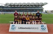 22 April 2017; The Gort na Mona, Co. Antrim, team during the Go Games Provincial Days in partnership with Littlewoods Ireland Day 8 at Croke Park in Dublin. Photo by Piaras Ó Mídheach/Sportsfile