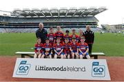 22 April 2017; The Bríd Óg, Co. Antrim, team during the Go Games Provincial Days in partnership with Littlewoods Ireland Day 8 at Croke Park in Dublin. Photo by Piaras Ó Mídheach/Sportsfile