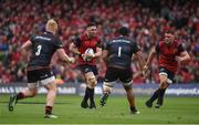 22 April 2017; Billy Holland of Munster supported by team-mate CJ Stander, in action against Vincent Koch ans Mako Vunipola of Saracens during the European Rugby Champions Cup Semi-Final match between Munster and Saracens at the Aviva Stadium in Dublin. Photo by Diarmuid Greene/Sportsfile