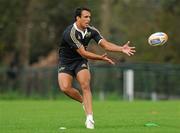 17 October 2011; Munster's Will Chambers in action during squad training ahead of their Celtic League game against Aironi on October 28th. Munster Rugby Squad Training, Cork Institute of Technology, Cork. Picture credit: Pat Murphy / SPORTSFILE