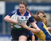 22 April 2017; Aifric O'Brien of Suttonians is tackled by Siobhan Tierney of Clondalkin during the Paul Flood Plate Final match between Clondalkin and Suttonians at Donnybrook Stadium in Donnybrook, Dublin. Photo by Matt Browne/Sportsfile