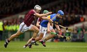 23 April 2017; John McGrath of Tipperary in action against Adrian Ó Tuathaig and Daithí de Búrca of Galway during the Allianz Hurling League Division 1 Final match between Galway and Tipperary at Gaelic Grounds, in Limerick. Photo by Ray McManus/Sportsfile