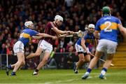 23 April 2017; Jason Flynn scores Galway's second goal during the Allianz Hurling League Division 1 Final match between Galway and Tipperary at Gaelic Grounds, in Limerick. Photo by Ray McManus/Sportsfile
