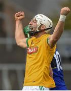 23 April 2017; Keith Keoghan of Meath celebrates after the final whistle during the Leinster GAA Hurling Senior Championship Qualifier Group Round 1 match between Meath and Kerry at Pairc Tailteann, in Navan. Photo by Matt Browne/Sportsfile