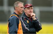 23 April 2017; Westmeath manager Michael Ryan, right, with selector Darren McCormack after the Leinster GAA Hurling Senior Championship Qualifier Group Round 1 match between Laois and Westmeath at O'Moore Park, in Portlaoise, Co Laois. Photo by Piaras Ó Mídheach/Sportsfile
