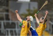 23 April 2017; Keith Keoghan and Padraig Kelly of Meath celebrate after the final whistle during the Leinster GAA Hurling Senior Championship Qualifier Group Round 1 match between Meath and Kerry at Pairc Tailteann, in Navan. Photo by Matt Browne/Sportsfile