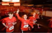 23 April 2017; Participants in action during the Virgin Media Night Run at Spencer Dock Hotel, in Dublin. Photo by Cody Glenn/Sportsfile