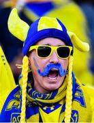23 April 2017; ASM Clermont Auvergne supporter during the European Rugby Champions Cup Semi-Final match between ASM Clermont Auvergne and Leinster at Matmut Stadium de Gerland in Lyon, France. Photo by Ramsey Cardy/Sportsfile
