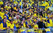 23 April 2017; ASM Clermont Auvergne supporters during the European Rugby Champions Cup Semi-Final match between ASM Clermont Auvergne and Leinster at Matmut Stadium de Gerland in Lyon, France. Photo by Ramsey Cardy/Sportsfile