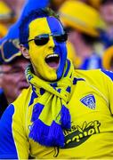 23 April 2017; ASM Clermont Auvergne supporter during the European Rugby Champions Cup Semi-Final match between ASM Clermont Auvergne and Leinster at Matmut Stadium de Gerland in Lyon, France. Photo by Ramsey Cardy/Sportsfile