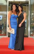 21 October 2011; Sarah O'Donovan, left, and Colette Desmond from Cork, in attendance at the GAA GPA All-Star Awards 2011 sponsored by Opel. National Convention Centre, Dublin. Photo by Sportsfile