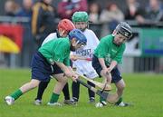 22 October 2011; Action from the Half-Time Go Games at Ireland v Scotland - 2011 Senior Hurling / Shinty International 1st Test, Athy, Co. Kildare. Picture credit: Matt Browne / SPORTSFILE