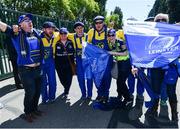 23 April 2017; Leinster and ASM Clermont Auvergne supporters ahead of the European Rugby Champions Cup Semi-Final match between ASM Clermont Auvergne and Leinster at Matmut Stadium de Gerland in Lyon, France. Photo by Ramsey Cardy/Sportsfile