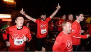 23 April 2017; A general view of participants running during the Virgin Media Night Run in Dublin. Photo by Cody Glenn/Sportsfile