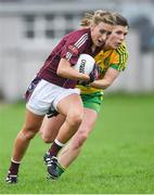 23 April 2017; Sinead Burke of Galway in action against Ciara Hegarty of Donegal during the Lidl Ladies Football National League Division 1 semi-final match between Donegal and Galway at Markievicz Park, in Sligo. Photo by Brendan Moran/Sportsfile