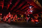 23 April 2017; A general view of athletes at the Virgin Media Night Run at Spencer Dock Hotel, in Dublin. Photo by Eóin Noonan/Sportsfile