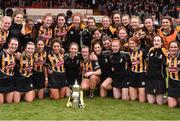 23 April 2017; The Kilkenny squad celebrate with the cup after the Littlewoods Ireland Camogie League Division 1 Final match between Cork and Kilkenny at Gaelic Grounds in Limerick. Photo by Diarmuid Greene/Sportsfile