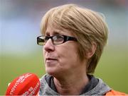 23 April 2017; Kilkenny manager Ann Downey after the Littlewoods Ireland Camogie League Division 1 Final match between Cork and Kilkenny at Gaelic Grounds in Limerick. Photo by Diarmuid Greene/Sportsfile