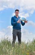 25 April 2017; 2005 touring Lion Shane Horgan, pictured, and former All-Black Doug Howlett were at Sandymount in Dublin today to launch AIG’s Ultimate All Blacks Experience competition; an all-expenses paid trip for two to New Zealand to watch the All Blacks take on the British and Irish Lions in June. For more information keep an eye on the AIG Ireland social media channels or log on to www.aig.ie/the-all-blacks/aig-lions-tour-competition. Photo by Stephen McCarthy/Sportsfile
