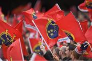 22 April 2017; Munster supporters cheer on their side during the European Rugby Champions Cup Semi-Final match between Munster and Saracens at the Aviva Stadium in Dublin. Photo by Brendan Moran/Sportsfile