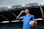 26 April 2017; The GAA and GPA are delighted to announce an additional product to their existing partnership with Glanbia Consumer Products, in the promotion of a Chocolate flavoured Avonmore Protein Milk. This new Avonmore Protein Milk Chocolate is a great tasting milk produced by one of Ireland’s best known and most trusted brands. It contains 27g of protein per serving providing a convenient and easily accessible source of protein throughout the day for everyone who enjoys sport. As a natural protein source, Avonmore Protein Milk helps rebuild and grow muscle mass, in addition to providing a good source for calcium, vitamin B12 and added vitamin D. Pictured at the launch is Dublin footballer Paul Flynn. Photo by Brendan Moran/Sportsfile