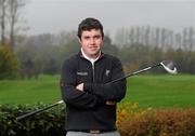 24 October 2011; Northern Ireland's latest golfing sensation Paul Cutler. Hilton Templepatrick Hotel & Country Club, Castle Upton Estate Templepatrick. Picture credit: Oliver McVeigh / SPORTSFILE