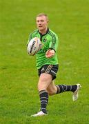 25 October 2011; Munster's Keith Earls in action during squad training ahead of their Celtic League match against Aironi on Friday October 28th. Munster Rugby Squad Training, Thomond Park, Limerick. Picture credit: Diarmuid Greene / SPORTSFILE