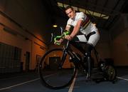 25 October 2011; Cyclist Colin Lynch, from Manchester, during a Paralympics Ireland media day. Morton Stadium, Santry, Dublin. Picture credit: Brian Lawless / SPORTSFILE