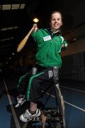 25 October 2011; Catherine O'Neill, from New Ross, Co. Wexford, Discus and Club, during a Paralympics Ireland media day. Morton Stadium, Santry, Dublin. Picture credit: Brian Lawless / SPORTSFILE