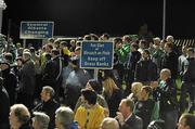 25 October 2011; A general view of supporters during the game. Airtricity League Premier Division, UCD v Shamrock Rovers, The UCD Bowl, Belfield, Dublin. Picture credit: David Maher / SPORTSFILE