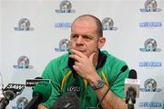 27 October 2011; The Ireland manager Anthony Tohill during a press conference ahead of their first International Rules match against Australia on Friday October 28th. Pre match press conference - International Rules Series 2011, Etihad Stadium, Melbourne, Australiaa. Picture credit: Ray McManus / SPORTSFILE