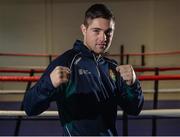 27 April 2017; Boxer Joe Ward poses for a portrait at the announcement of the High Performance Director for Irish Athletic Boxing Association at the Sport Ireland National Sports Campus in Abbotstown, Dublin. Photo by Seb Daly/Sportsfile