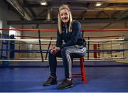 27 April 2017; Boxer Christina Desmond poses for a portrait at the announcement for the new High Performance Director for Irish Athletic Boxing Association Bernard Dunne, at the Sport Ireland National Sports Campus in Abbotstown, Dublin. Photo by Seb Daly/Sportsfile