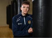 27 April 2017; Boxer Brendan Irvine poses for a portrait at the announcement of the new High Performance Director for Irish Athletic Boxing Association Bernard Dunne, at the Sport Ireland National Sports Campus in Abbotstown, Dublin. Photo by Seb Daly/Sportsfile
